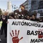اسپین میں خود روزگار پیشہ افراد کے بہتر حقوق کے لیے ملک گیر احتجاج