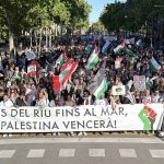 “واپسی کی چابی” کے عنوان سے بارسلونا میں فلسطینی اور مقامی کمیونٹی کا بڑا احتجاجی مظاہرہ