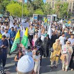 جموں و کشمیر جوائنٹ عوامی ایکشن کمیٹی بارسلوناکے زیرِ اہتمام پلاسا یونیورستیات میں احتجاجی مظاہرہ